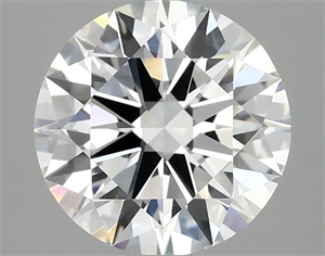 Picture of Lab Grown Diamond 2.54 Carats, Round with Ideal Cut, E Color, VVS2 Clarity and Certified by IGI