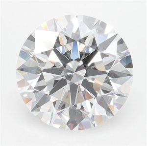 Picture of Lab Grown Diamond 2.93 Carats, Round with Ideal Cut, D Color, IF Clarity and Certified by IGI