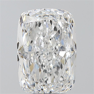 Picture of Natural Diamond 3.50 Carats, Cushion with  Cut, E Color, SI1 Clarity and Certified by GIA