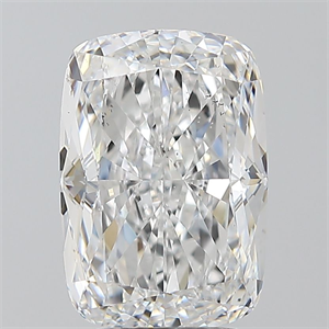 Picture of Natural Diamond 3.50 Carats, Cushion with  Cut, E Color, SI1 Clarity and Certified by GIA
