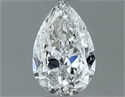 Diamante Natural 0.50 quilates, De pera , Color H, claridad VS1 y certificado GIA