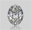 Natural Diamond 1.01 Carats, Oval with  Cut, H Color, IF Clarity and Certified by GIA