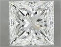 Natural Diamond 0.91 Carats, Princess with  Cut, G Color, VS2 Clarity and Certified by GIA