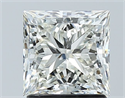 Natural Diamond 1.71 Carats, Princess with  Cut, H Color, VS1 Clarity and Certified by IGI
