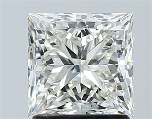 Picture of Natural Diamond 1.71 Carats, Princess with  Cut, H Color, VS1 Clarity and Certified by IGI
