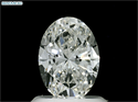 Natural Diamond 1.00 Carats, Oval with  Cut, H Color, SI1 Clarity and Certified by GIA