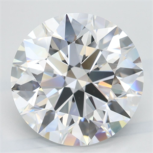 Picture of Lab Grown Diamond 4.38 Carats, Round with Excellent Cut, D Color, VVS1 Clarity and Certified by GIA