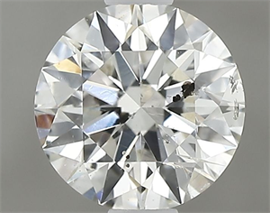 Foto Diamante Natural 0.70 quilates, Redondo , Color I, claridad I1 y certificado GIA de