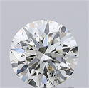 Natural Diamond 1.08 Carats, Round with Excellent Cut, J Color, SI2 Clarity and Certified by GIA