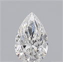 Natural Diamond 0.50 Carats, Pear with  Cut, F Color, SI1 Clarity and Certified by GIA