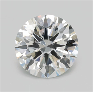 Picture of Lab Grown Diamond 8.62 Carats, Round with Ideal Cut, F Color, VS2 Clarity and Certified by IGI