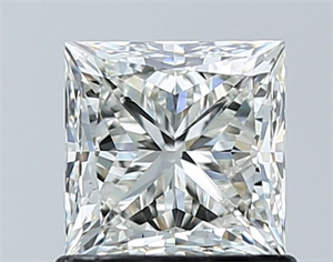 Picture of Natural Diamond 1.04 Carats, Princess with  Cut, I Color, VS1 Clarity and Certified by GIA