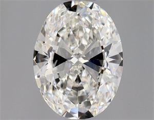 Picture of Natural Diamond 0.60 Carats, Oval with  Cut, H Color, VVS2 Clarity and Certified by GIA