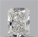 Natural Diamond 0.70 Carats, Radiant with  Cut, I Color, VS1 Clarity and Certified by GIA