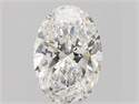 Diamante Natural 0.74 quilates, Ovalado , Color F, claridad VVS1 y certificado GIA