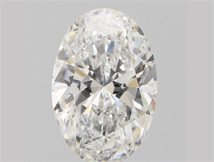 Foto Diamante Natural 0.74 quilates, Ovalado , Color F, claridad VVS1 y certificado GIA de