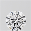 Lab Grown Diamond 0.70 Carats, Round with Ideal Cut, D Color, VVS2 Clarity and Certified by IGI