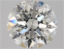 Natural Diamond 1.00 Carats, Round with Excellent Cut, H Color, SI2 Clarity and Certified by GIA
