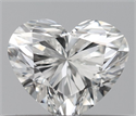 Natural Diamond 0.40 Carats, Heart with  Cut, H Color, VVS2 Clarity and Certified by GIA