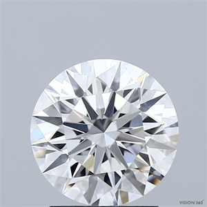 Picture of Lab Grown Diamond 2.02 Carats, Round with Ideal Cut, D Color, VVS1 Clarity and Certified by IGI