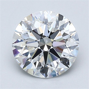 Foto Diamante Natural 1.70 quilates, Redondo , Color E, claridad VVS2 y certificado GIA de