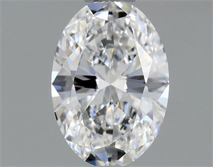 Picture of Natural Diamond 0.51 Carats, Oval with  Cut, D Color, VVS2 Clarity and Certified by GIA