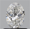 Diamante Natural 0.54 quilates, Ovalado , Color F, claridad VS2 y certificado GIA