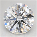 Lab Grown Diamond 2.65 Carats, Round with Ideal Cut, D Color, VVS1 Clarity and Certified by IGI