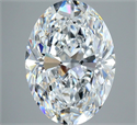 Diamante Natural 2.50 quilates, Ovalado , Color E, claridad VS2 y certificado GIA