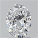 Diamante Natural 1.20 quilates, Ovalado , Color D, claridad SI2 y certificado GIA