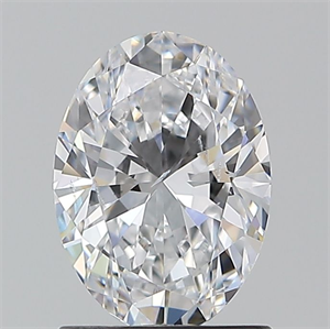Foto Diamante Natural 1.20 quilates, Ovalado , Color D, claridad SI2 y certificado GIA de