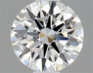 Foto Diamante Natural 0.41 quilates, Redondo , Color G, claridad IF y certificado GIA de
