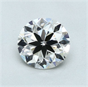 Natural Diamond 0.90 Carats, Round with Very Good Cut, H Color, VS2 Clarity and Certified by GIA