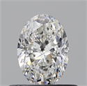 Diamante Natural 0.50 quilates, Ovalado , Color F, claridad VVS1 y certificado GIA