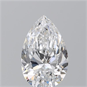 Diamante Natural 0.70 quilates, De pera , Color D, claridad VS1 y certificado GIA