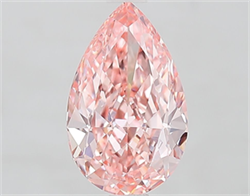 Picture of Lab Grown Diamond 2.02 Carats, Pear with  Cut, Fancy Vivid Pink Color, VVS2 Clarity and Certified by IGI