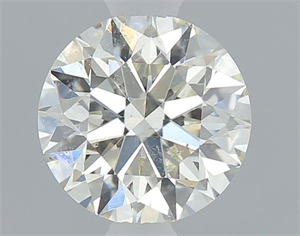 Picture of Natural Diamond 0.76 Carats, Round with Excellent Cut, K Color, SI2 Clarity and Certified by GIA