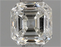 Diamante Natural 0.52 quilates, Asscher , Color G, claridad SI2 y certificado IGI