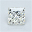 Diamante Natural 1.00 quilates, Princesa , Color K, claridad VVS1 y certificado GIA