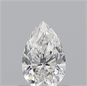 Natural Diamond 0.50 Carats, Pear with  Cut, F Color, VS2 Clarity and Certified by GIA