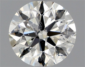 Picture of Natural Diamond 0.70 Carats, Round with Excellent Cut, I Color, VS2 Clarity and Certified by GIA