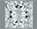Natural Diamond 1.52 Carats, Princess with  Cut, G Color, SI1 Clarity and Certified by IGI