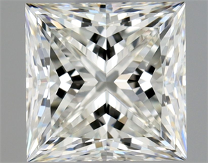 Picture of Natural Diamond 1.03 Carats, Princess with  Cut, I Color, VVS2 Clarity and Certified by GIA