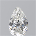 Diamante Natural 0.50 quilates, De pera , Color G, claridad VVS1 y certificado GIA