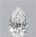 Diamante Natural 0.54 quilates, De pera , Color F, claridad VS2 y certificado GIA