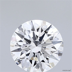 Picture of Lab Grown Diamond 2.02 Carats, Round with Ideal Cut, D Color, VVS1 Clarity and Certified by IGI