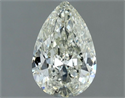 Natural Diamond 0.72 Carats, Pear with  Cut, J Color, SI2 Clarity and Certified by IGI