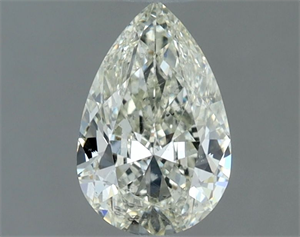 Picture of Natural Diamond 0.72 Carats, Pear with  Cut, J Color, SI2 Clarity and Certified by IGI