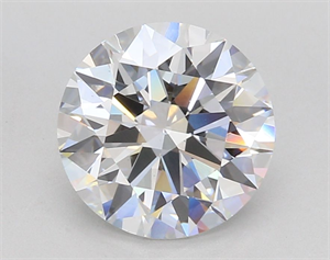 Picture of Lab Grown Diamond 3.01 Carats, Round with Ideal Cut, E Color, VS1 Clarity and Certified by IGI