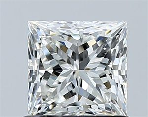 Picture of Natural Diamond 1.00 Carats, Princess with  Cut, H Color, VS2 Clarity and Certified by GIA